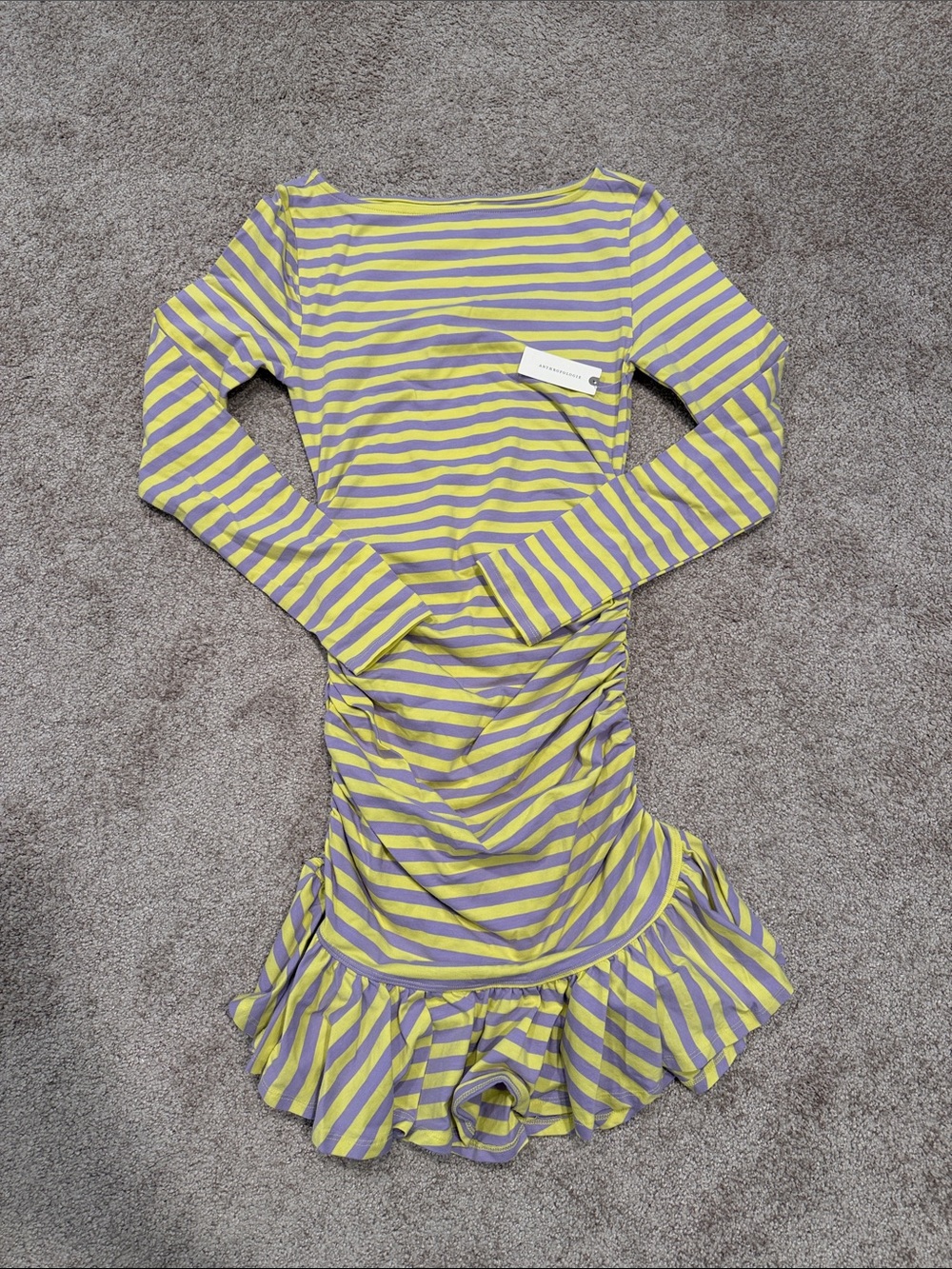 Women’s Size Medium Anthropologie Daily Practice Even Keel Mini Dress Purple